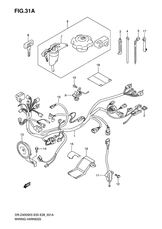 Wiring harness              

                  Model k6/k7/k8/k9