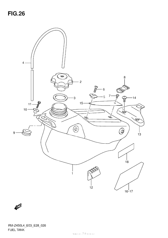 Fuel tank t o/i