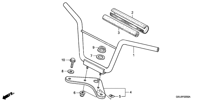 Handle pipe/top bridge