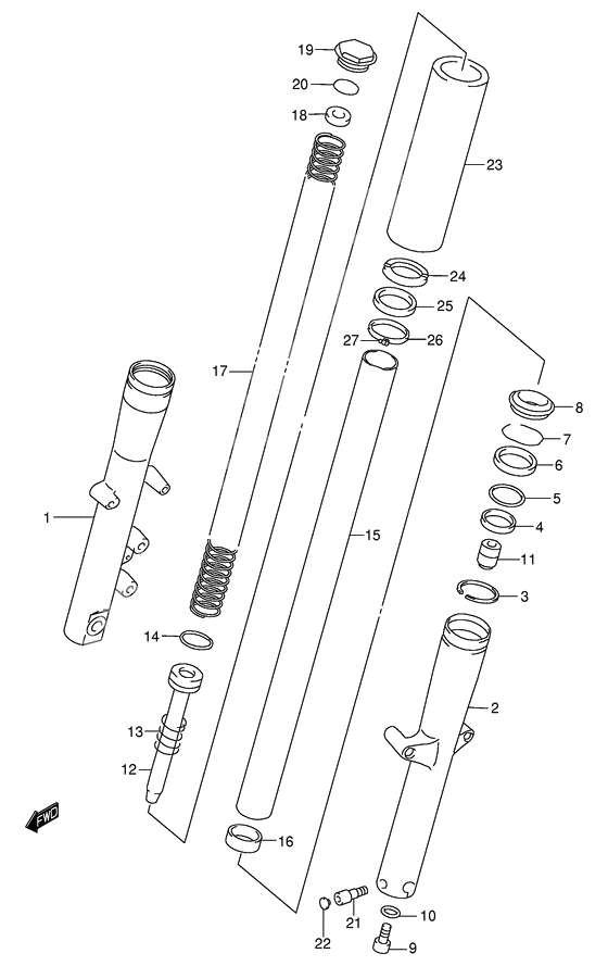 Front damper              

                  Model y p37