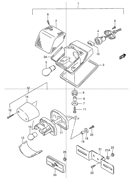 Rear combination lamp