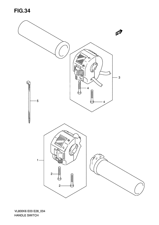 Handle switch              

                  Model k6