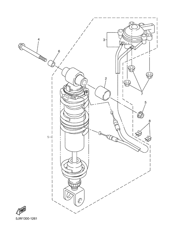 Rear suspension