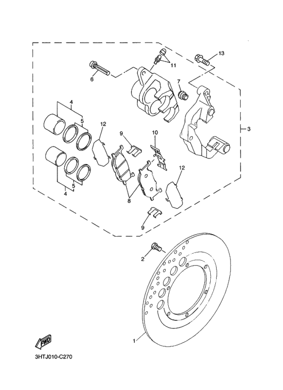 Front Brake Calliper