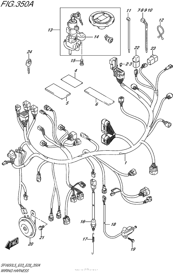 Wiring Harness (Sfv650L5 E03)