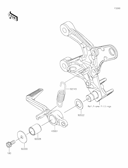 Педаль тормоза