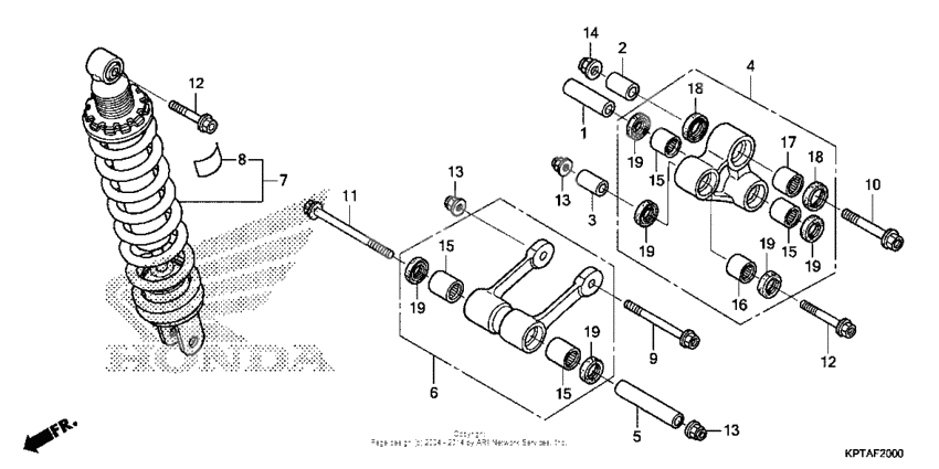 Rear shock absorber