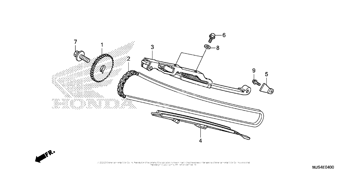Цепь ГРМ & Натяжитель & Успокоитель