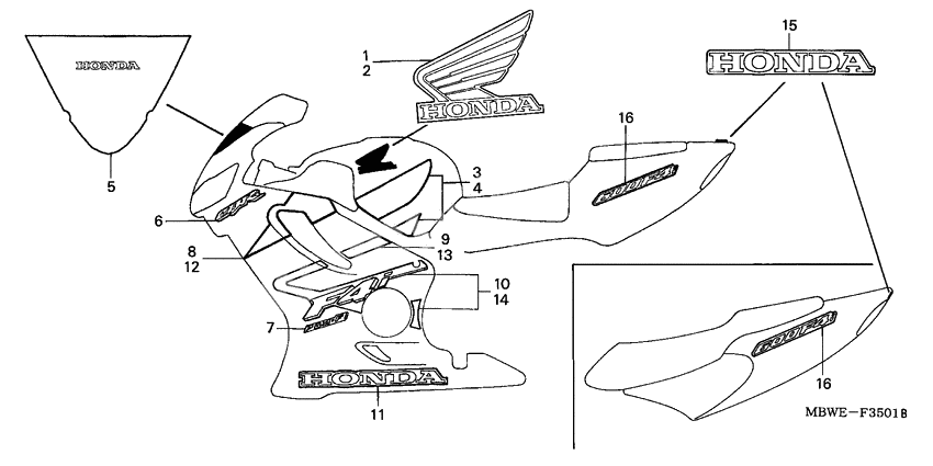 Decal              

                  CBR600F42-4