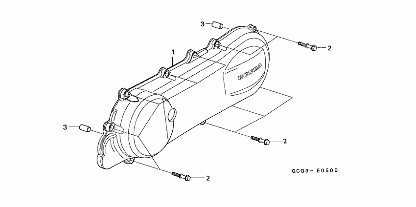 Left crankcase cover