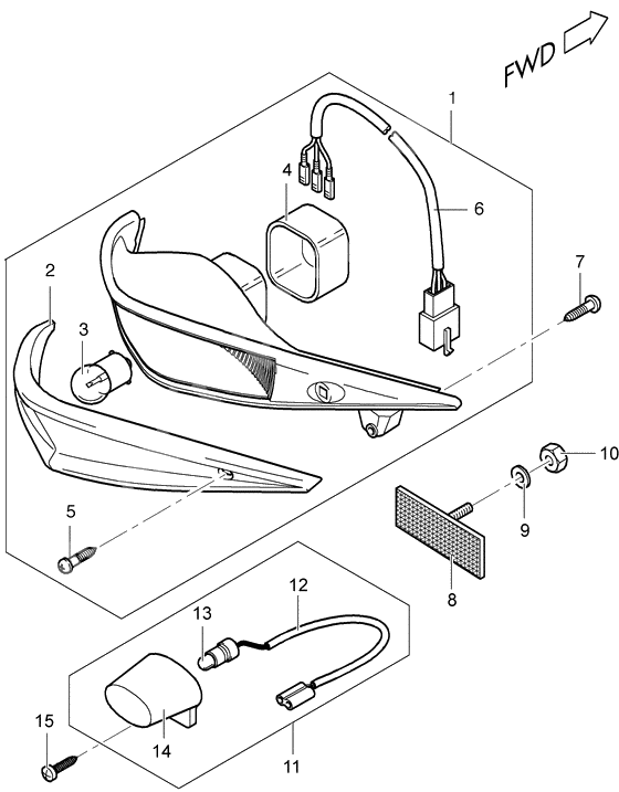 Rear combination lamp