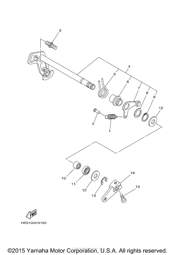 Shift shaft