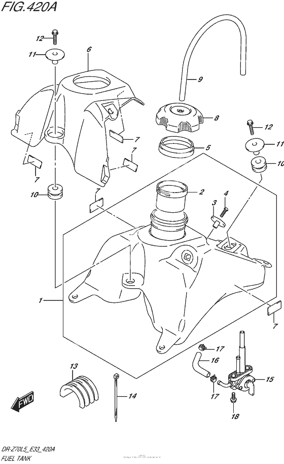 Fuel tank t o/i