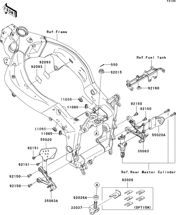 Frame fittings(front)