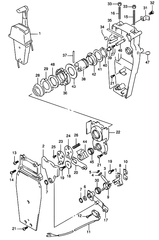 Opt:top mount single