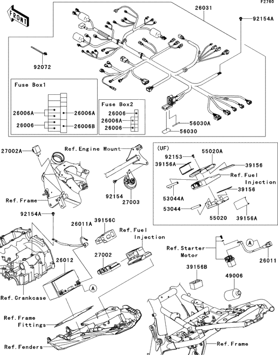 Chassis electrical equipment