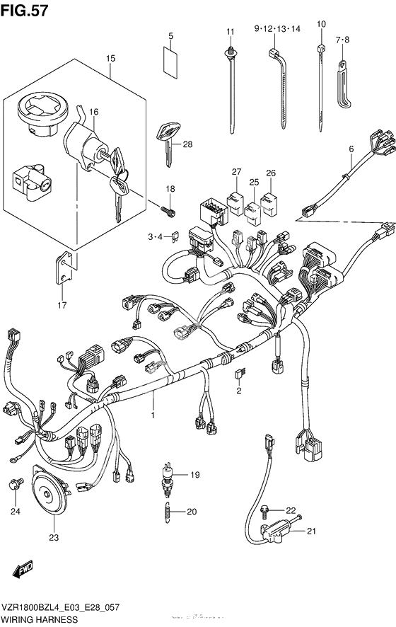 Wiring Harness (Vzr1800Bzl4 E03)