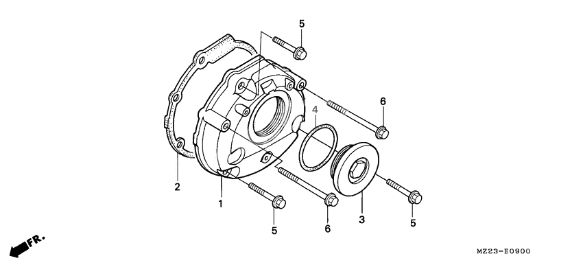 Left crankcase cover