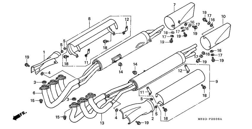 Exhaust muffler