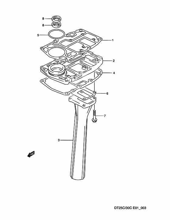 Exhaust tube