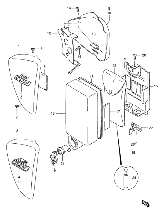 Frame cover              

                  Model t/v