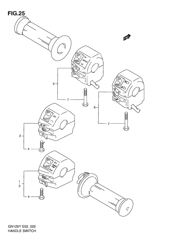 Handle switch