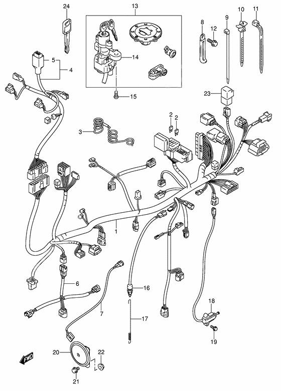 Wiring harness              

                  Model k3