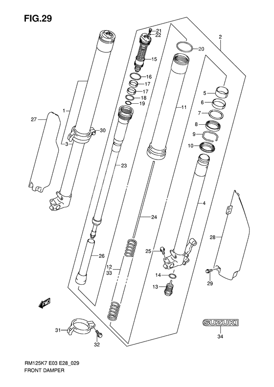 Front damper