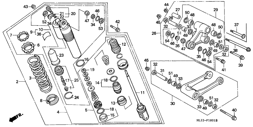 Rear cushion              

                  CR500RM/RN/RP