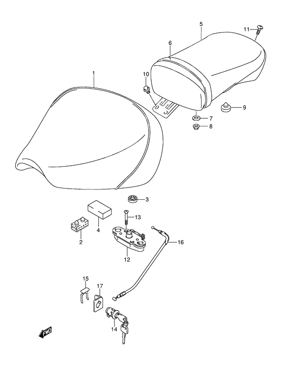 Seat              

                  Model k2/k3/k4