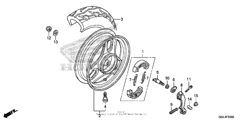 Rear wheel