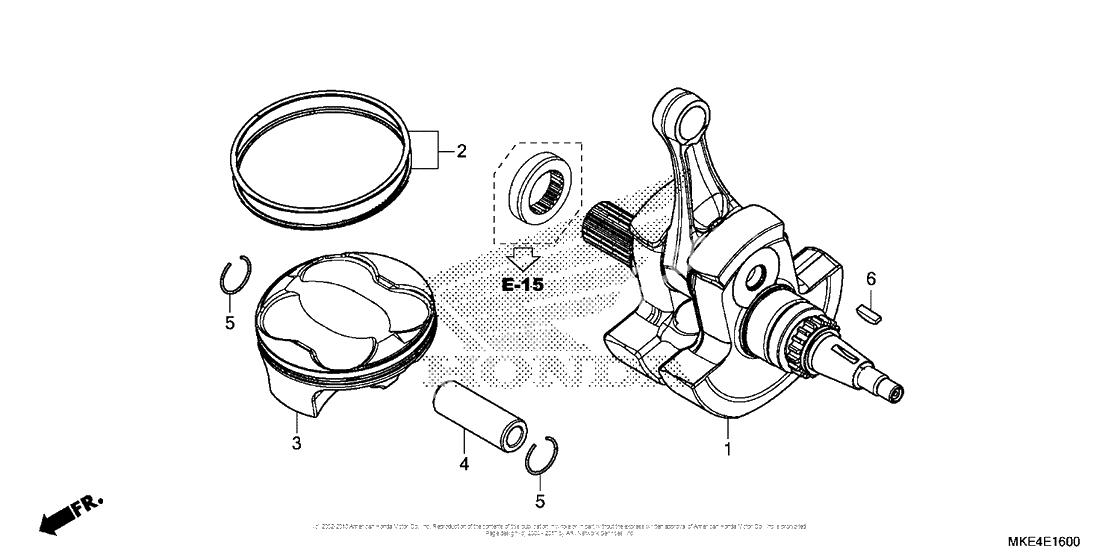 Коленчатый вал & Поршень