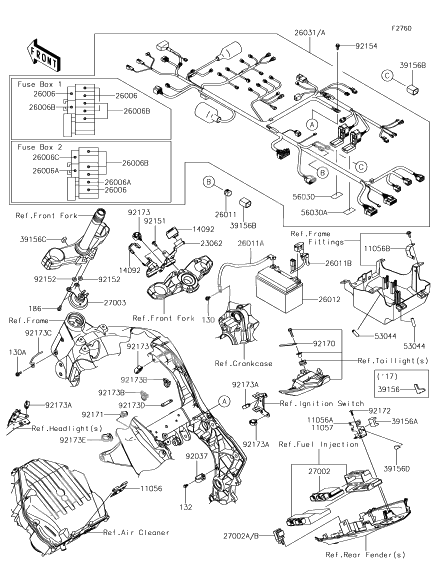 Chassis electrical equipment