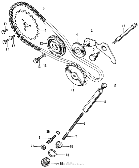 Cam chain tensioner