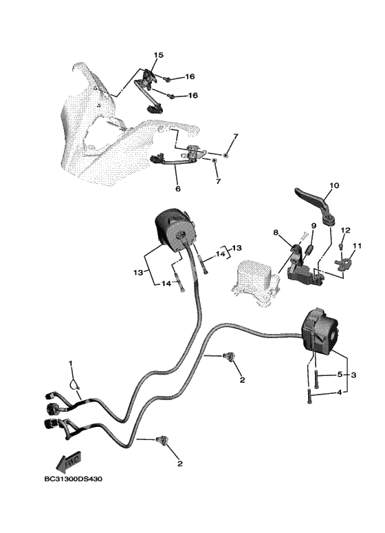 Пульт управления рулевой & Рычаг