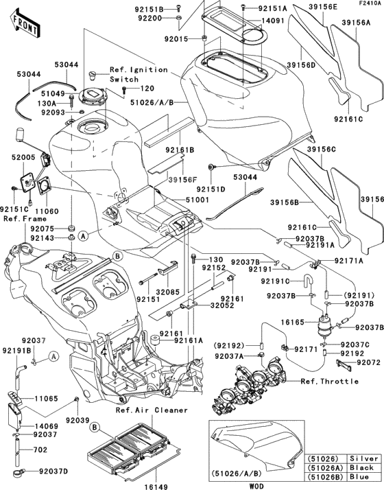 Fuel tank(1/2)(b3h/b4h)