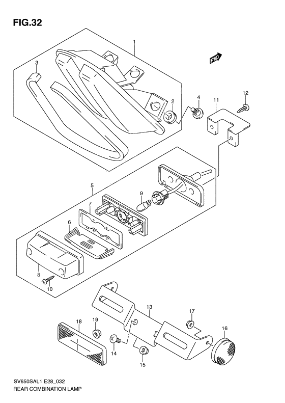 Rear combination lamp