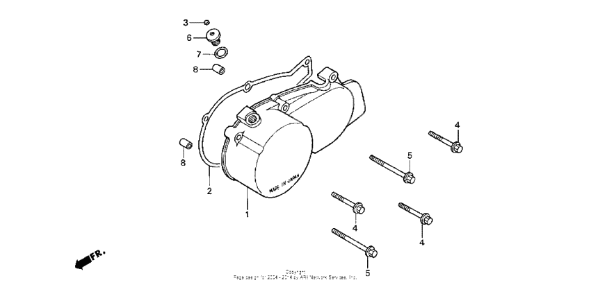 Left crankcase cover