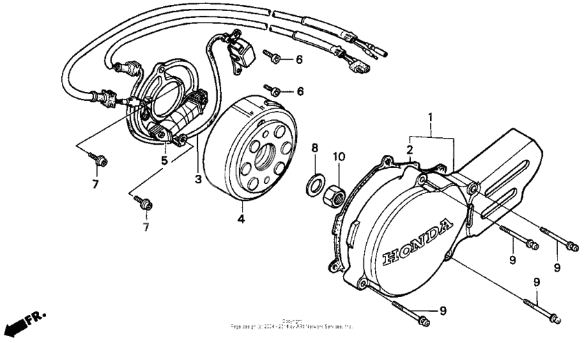 Left crankcase cover