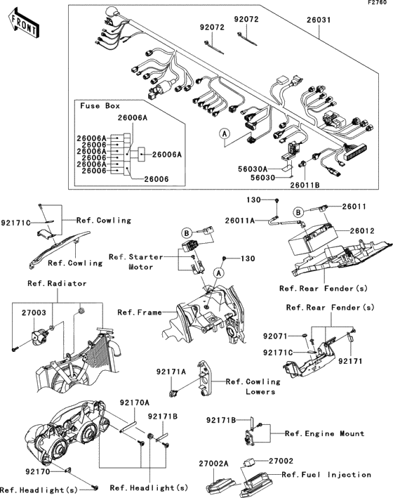 Chassis electrical equipment