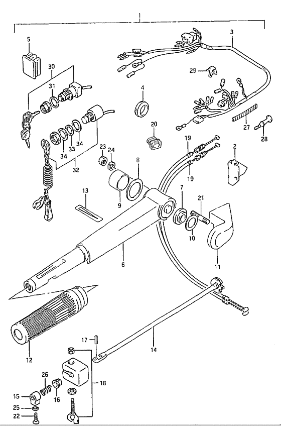 Tiller handle