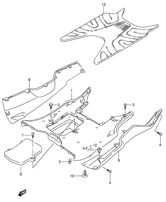 Rear leg shield