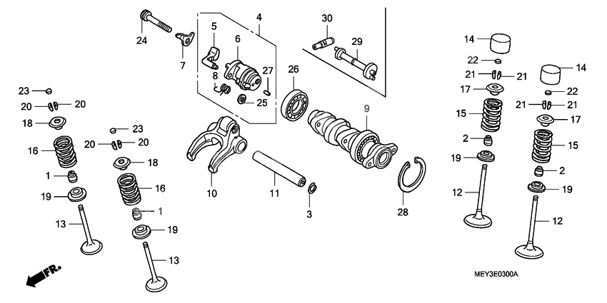 Camshaft/valve