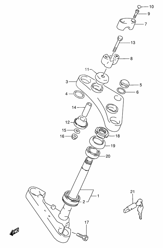 Steering stem              

                  Model x/y/k1 p37