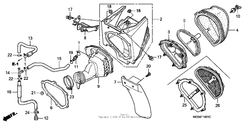 Air cleaner ('03-'04)