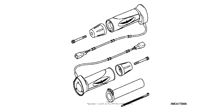 Heated grip (chrome w/gl logo)
