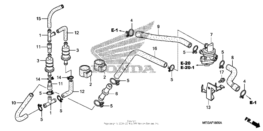 Air injection control valve