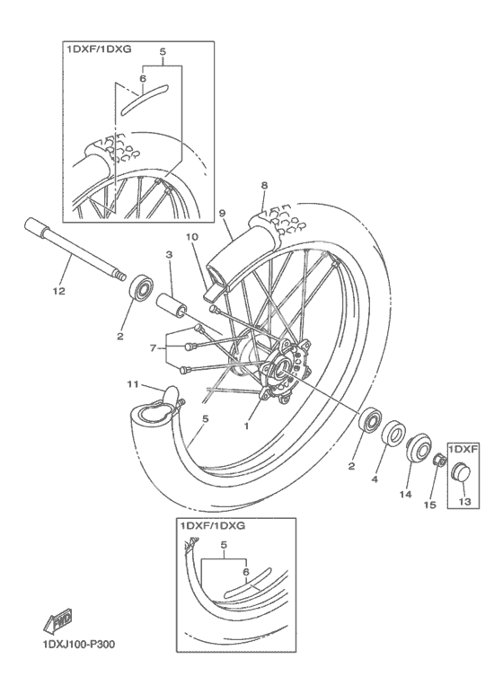 Переднее колесо