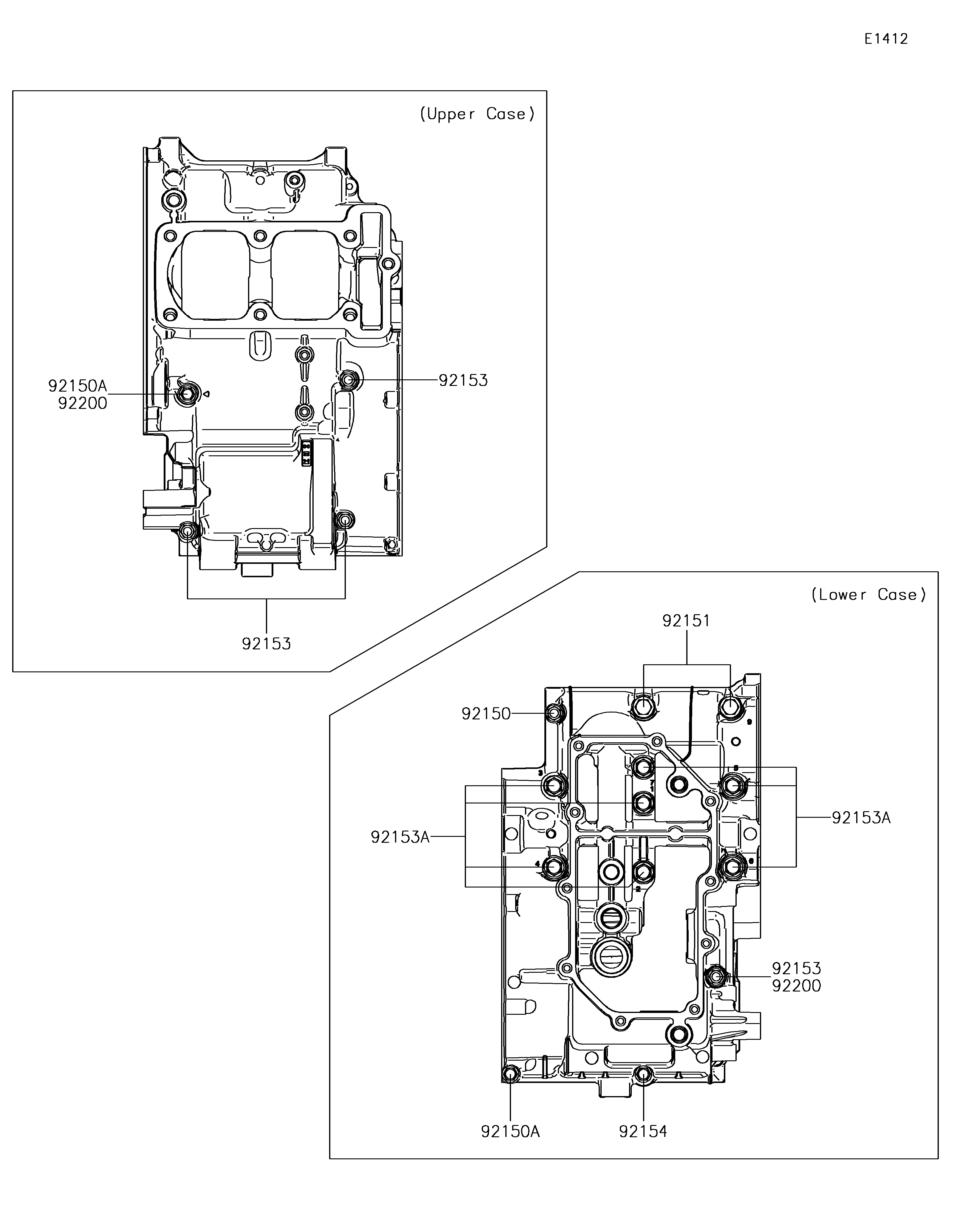 Crankcase Bolt Pattern(-EX300AEA99329)