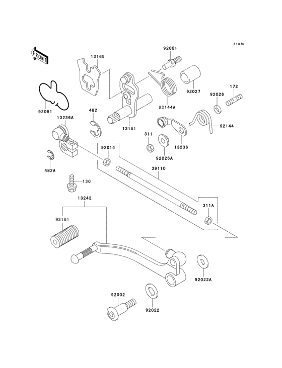 Gear change mechanism